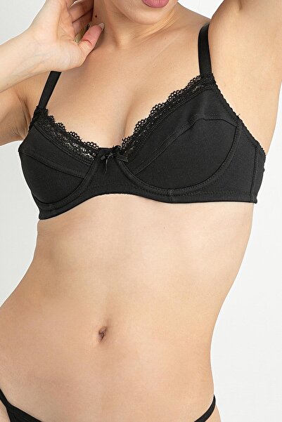 Miorre Underwire Capless 100% Cotton Minimizer Gathering Bra