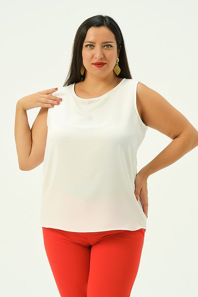 Shahiqa Plus Size - Zero Sleeve Blouse