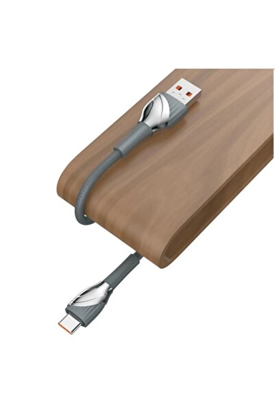 LDNIO Ls662c 2 Metre Type-c Şarj & Data Kablosu Gri