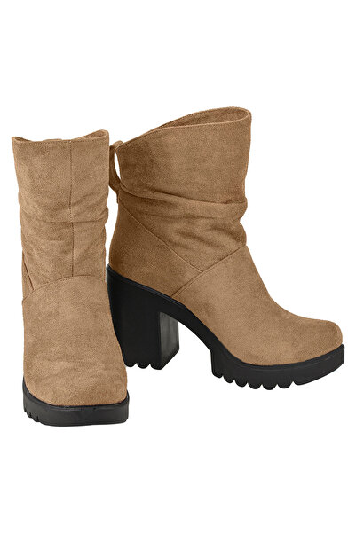 NOOSY Γυναικείες μπότες Bellows Tan