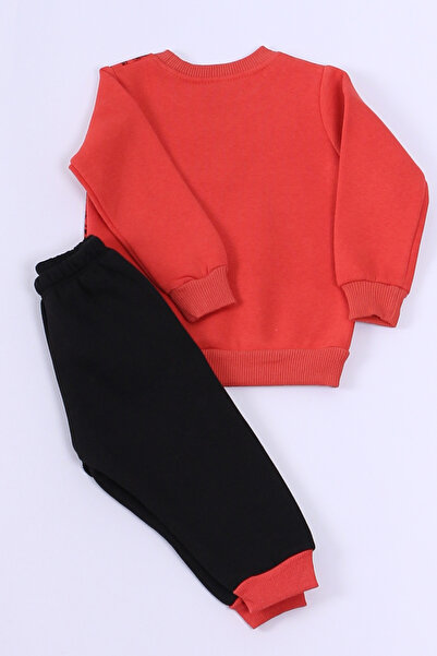 HÇM 3 Yarn Tracksuit Set for Baby Boy - Tiger Print A48