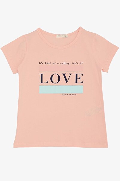 Breeze 8-14 років, дівчатка, футболка з рожевими камінчиками