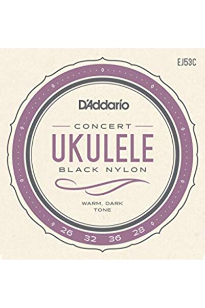 Daddario Σύρμα γιουκαλίλι Pro-Arte EJ53C Concert - Μαύρο νάιλον