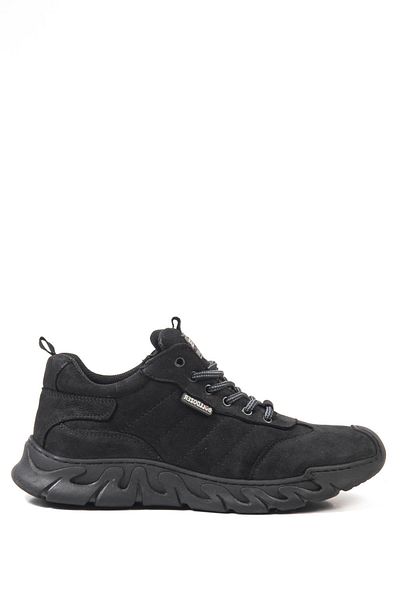 Bulldozer 240041   Μαύρα ανδρικά μποτάκια Nubuck