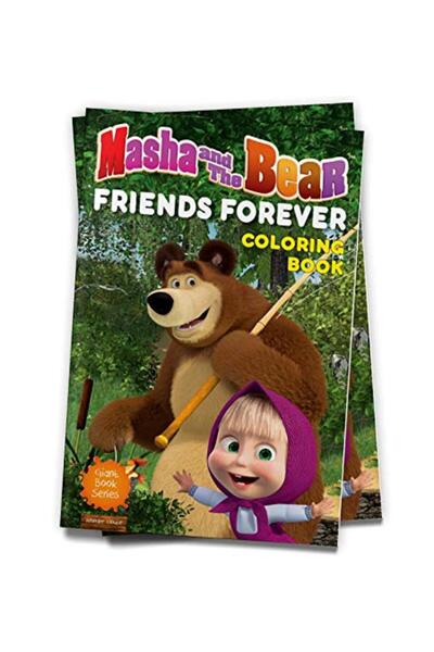 Wonder House Books Masha And The Bear - Friends Forever: Giant Coloring Book ...