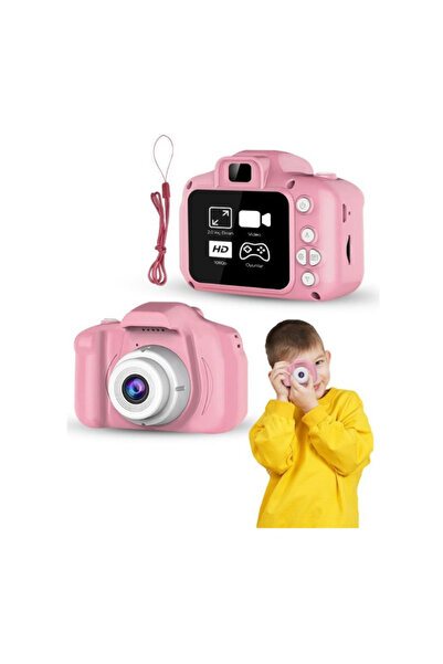 qasul Kamera Karikatür Oyuncak Dijital Kamera Video Kaydedici Çocuklar İçin E...