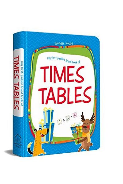 Wonder House Books My First Padded Board Books of Times Table: Multiplication Tables From 1 - 20
