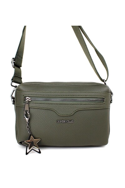 deri,se club Жіноча сумка через плече з регульованими ременями, колір хакі