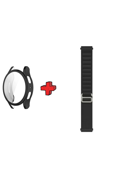 Tagomoon Samsung Galaxy Watch FE ile Uyumlu Kasa Ekran Koruyucu ve Alpine Loo...