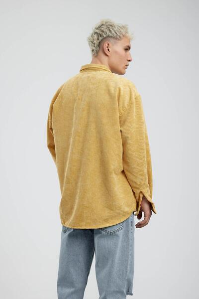 NOMARC Mustard Oversize Corduroy Shirt