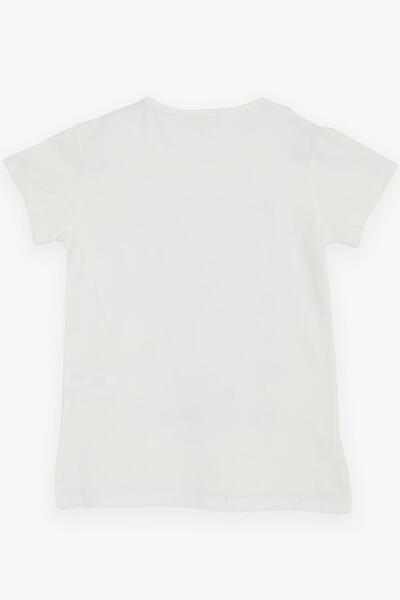 Breeze Girl's T-Shirt Friendship Themed 8-12 Years, Ecru