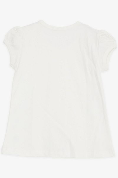 Breeze Κοριτσίστικο T-Shirt Frilly Guipure Κεντημένο 3-8 ετών, εκρού