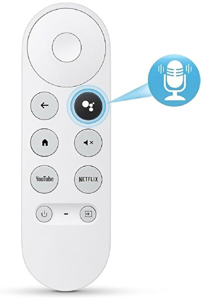 ATAELEKTRONİK Google TV (4K) ile Google Chromecast için SESLİ KUMANDASI