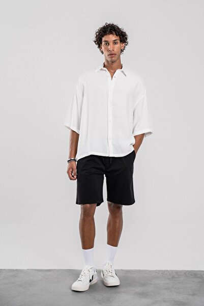 NOMARC White Tencel Fabric Oversize Shirt