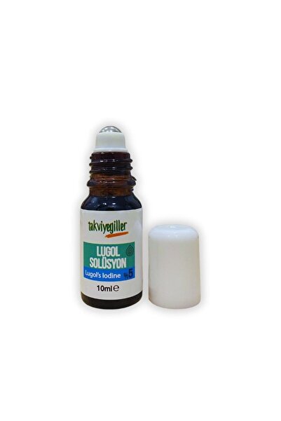 Takviyegiller %5 Lugol İyot Roll-On Şişe 10ML Solüsyon