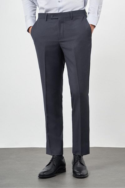İmza Navy Blue Side Pocket Comfort Fit Classic Trousers 1003245157