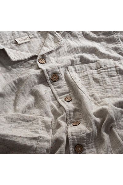 Ecocotton Σετ ανδρικές πιτζάμες - 100% οργανικό βαμβάκι, μουσελίνα χακί