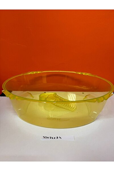 Meç Kaplumbağa Bahçesi (OVAL) [33x24x9h] [sarı]