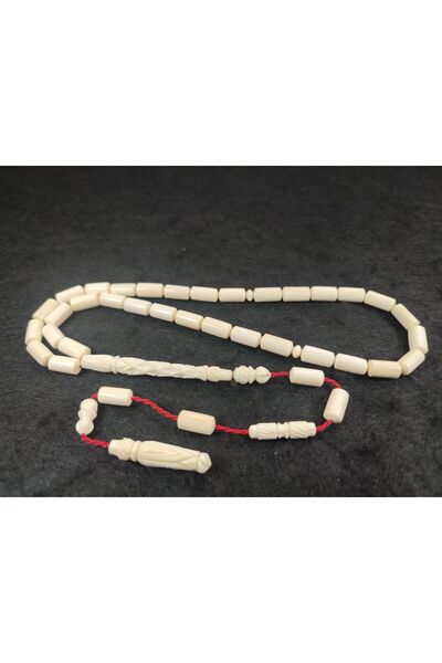 İskeçe Tesbih Şevket Alkan Usta Eseri 30 Gr. Imame Oturtma Kalem Oyma Mevlevi...