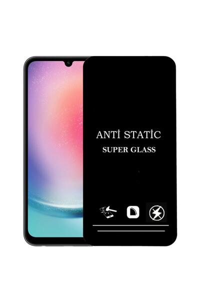 Anti Static Screen Protector Dustproof Tempered Glass Compatible with Samsung Galaxy A24