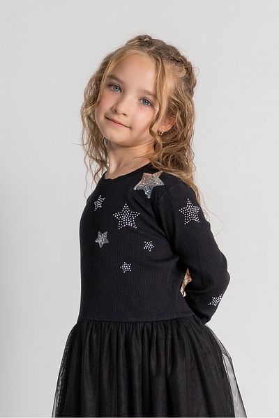 DMB BOYS & GIRLS Rochie tutu din bumbac brodat stea pentru fete