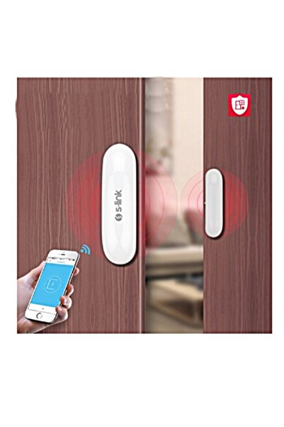 newnet Sl-EG01 Akıllı Kablosuz Kapı Pencere Dolap Sensörü Manyetik Wifili Sensör Tuya Destekli Sensör