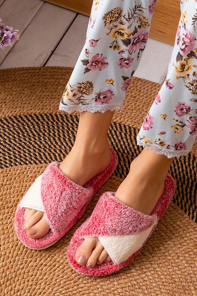 golder Winter Soft Twist Eva Sole Guesting Dowry Γυναικείες παντόφλες - RED0003