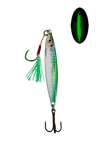 SF Jig Sardalya 22g -sahte Yem Kaşık Rapala-levrek, Palamut, Lüfer, Çinekop, Turna Için En Iyi Glow Jig Yem