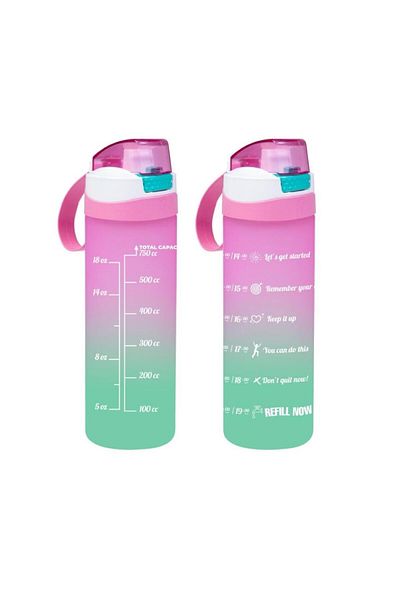 Herevin 161670 -833 Motivational Pattern - 750 ml Water Bottle