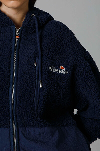 Ellesse Soft Textured Regular Fit Hooded Plush Coat Coat Ef181