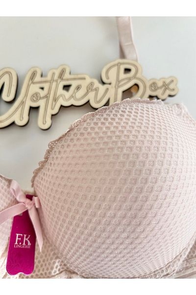 F.K Underwire and Padded Push up Strapless Bra