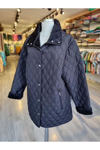 Paşalı Quilted Coat with Inner Liner Stragan