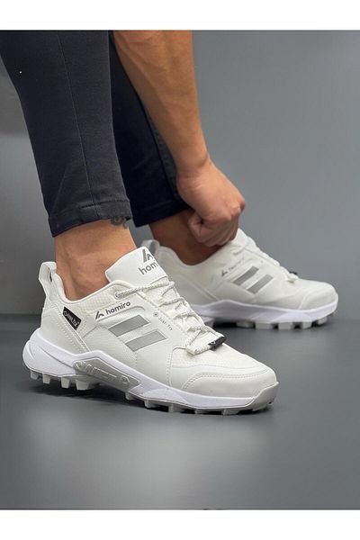 homiro Pantofi sport unisex impermeabili cu talpă din polietilenă-alb