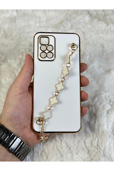 Vip Case XIAOMI REDMI 10 2022 - حامل يدوي مقاوم للأوساخ وقابل للمسح وحماية الكاميرا اللامعة من السيليكون
