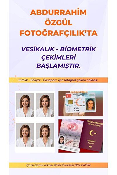 HILLstore 5x6 8 Adet biometrik fotoğraf hızlı kargo