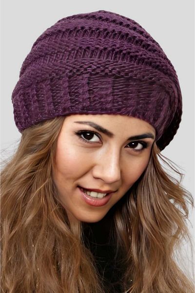 Uniquetrenders Women's Winter Neck Collar Featured Knitwear Knitted Beanie