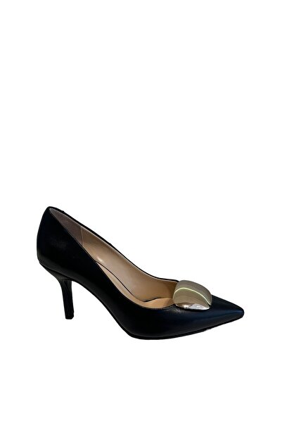 Cengiz Gümüş Gerçek Deri Oksit Tokalı Topuklu Kadın Ayakkabı