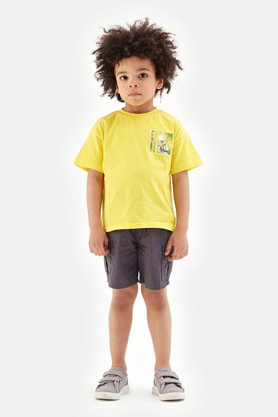 Nebbati Bg Store Boy Yellow Tshirt 23Ss1Nb3555