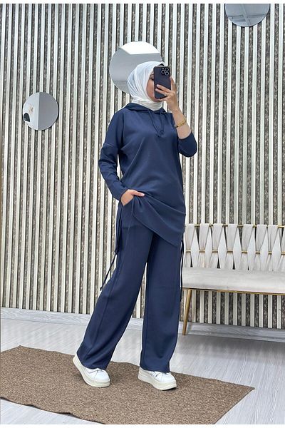 Moda Krash Oysho Fabric Hooded Sports Suit