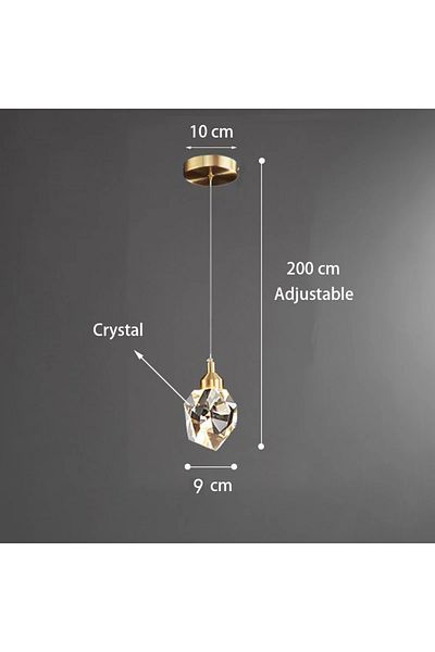 Choice Neutral light 220v single Light Luxury K9 Crystal Small Dhandelier Modern And Minimalist Restaurant