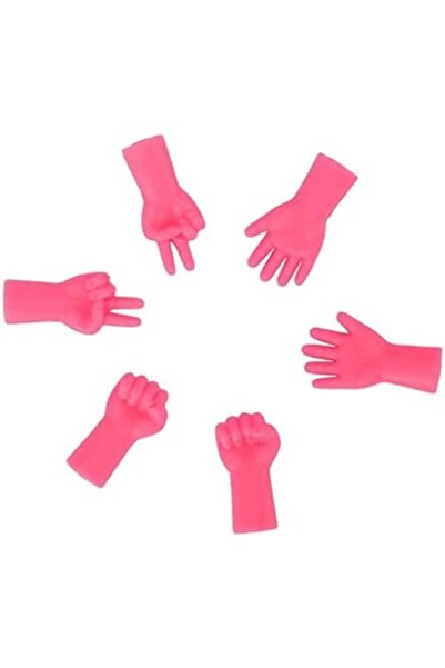 yumakça Örgü Şişi Başlığı - Şiş Ucu Koruyucu | Silikon El Model Pembe