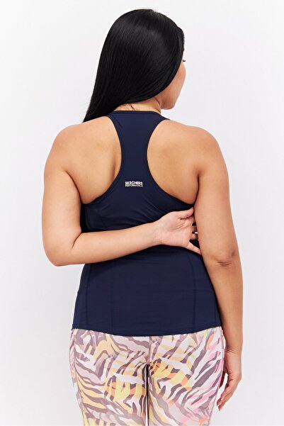 SKECHERS Women Sportswear Fit Training Top, Navy