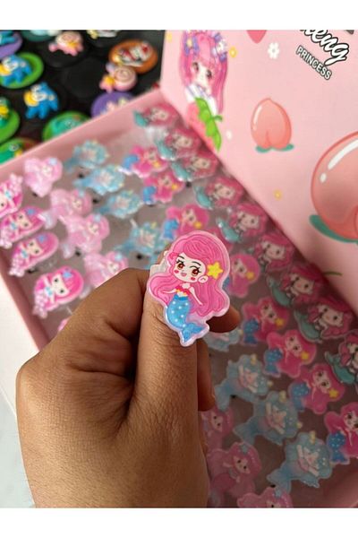 EyER Shoping Mermaid Child Adjustable Lighted Ring