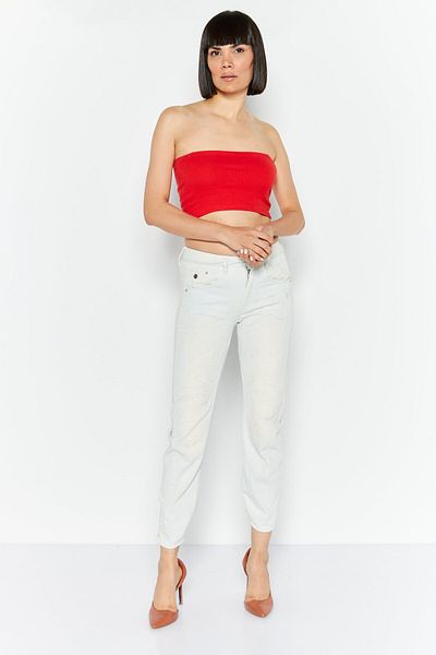 G-STAR RAW Women Boyfriend Fit Mid Waist No Stretch Jeans, Acid Blue