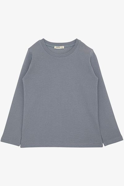 Breeze Tricou pentru băieți - mânecă lungă, 9-14 ani, albastru gheață