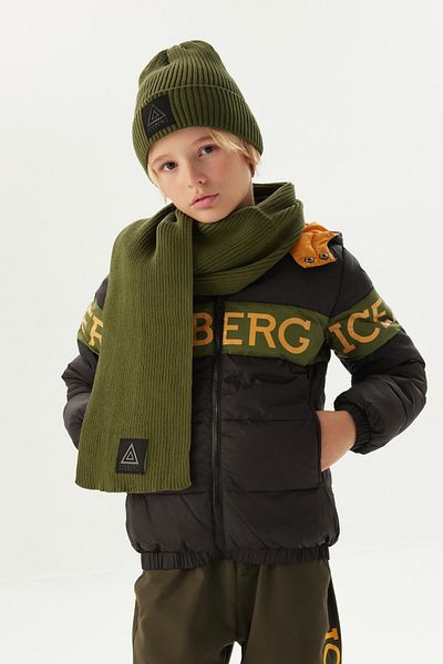 Iceberg Eșarfă verde pentru băiat BG Store