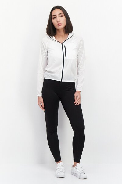 Converse Women Sportswear Fit Long Sleeves Outdoor Jacket, White