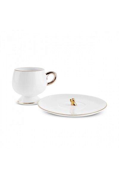 Karaca Hidden Dog 2-Person Espresso Cup 80 ml