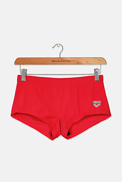 ARENA Men Draw String Pull,On Swimwear Trunks, Red