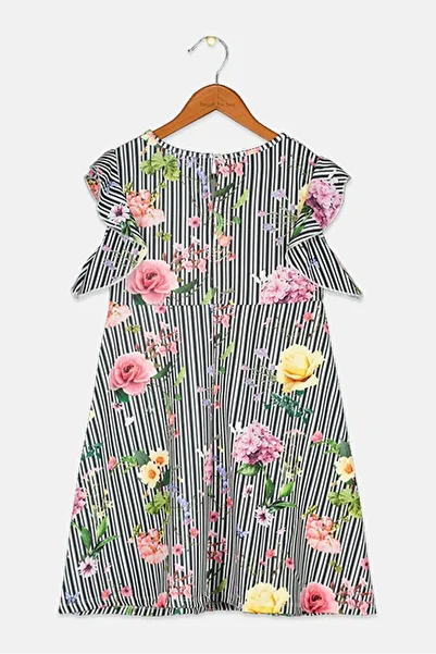 MOTHERCARE Kids Girl Floral Print Mini Dress, White